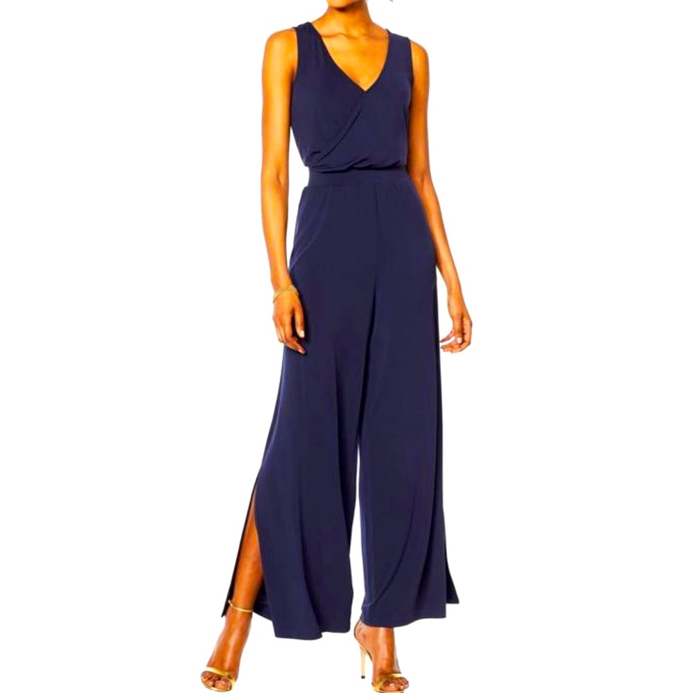 G by Giuliana Knit Jumpsuit Black